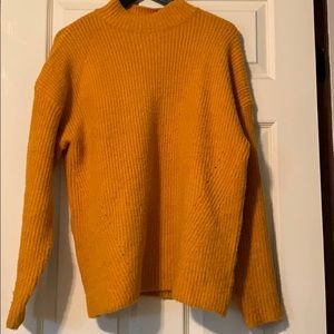 Burnt orange turtleneck